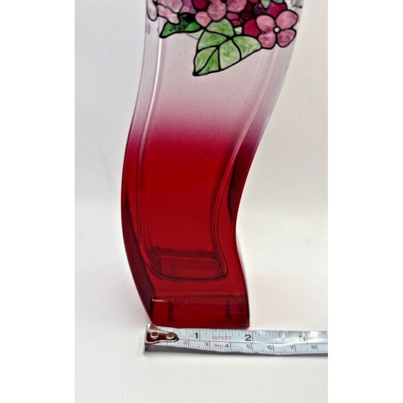 Joan Baker Designs Hand Painted Hummingbird Hydrangea Vase Used - Picture 11 of 12